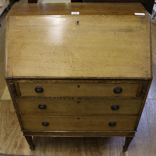 Oak bureau